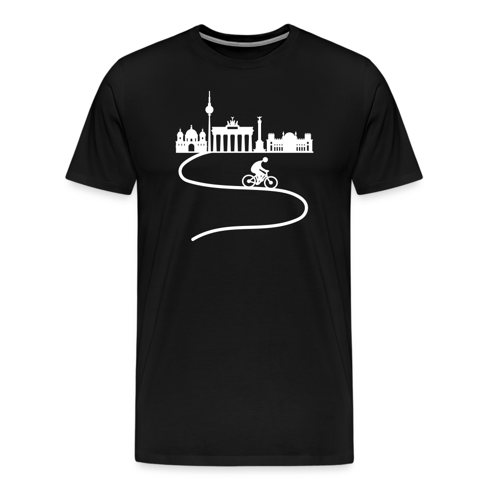 Aus der Stadt - Männer Premium T-Shirt - Schwarz