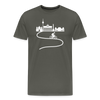 Aus der Stadt - Männer Premium T-Shirt - Asphalt