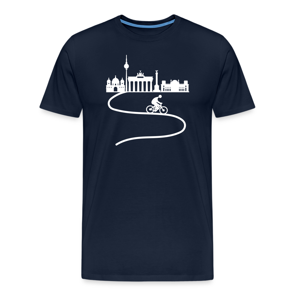 Aus der Stadt - Männer Premium T-Shirt - Navy