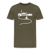 Aus der Stadt - Männer Premium T-Shirt - Khaki
