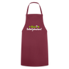 Glück? Selbstjebacken - Kochschürze - Bordeaux