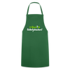 Glück? Selbstjebacken - Kochschürze - Grün