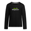 Glück? Selbstjebacken - Teenager Langarmshirt - Schwarz