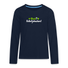 Glück? Selbstjebacken - Teenager Langarmshirt - Navy