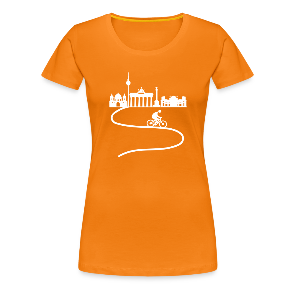 Aus der Stadt - Frauen Premium T-Shirt - Orange