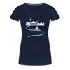 Aus der Stadt - Frauen Premium T-Shirt - Navy