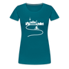 Aus der Stadt - Frauen Premium T-Shirt - Divablau