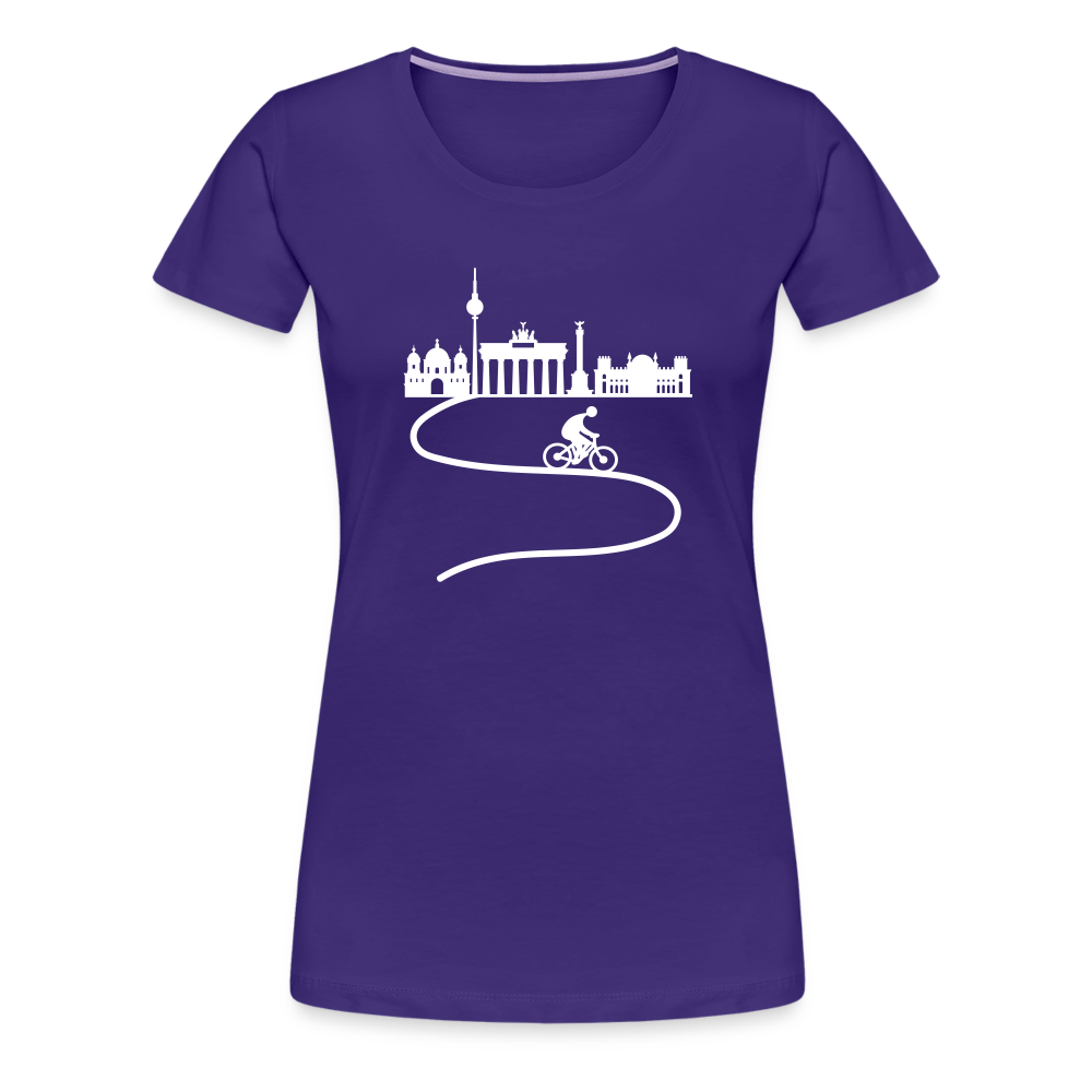 Aus der Stadt - Frauen Premium T-Shirt - Lila