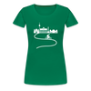 Aus der Stadt - Frauen Premium T-Shirt - Kelly Green