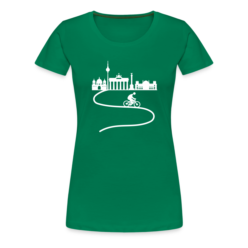 Aus der Stadt - Frauen Premium T-Shirt - Kelly Green