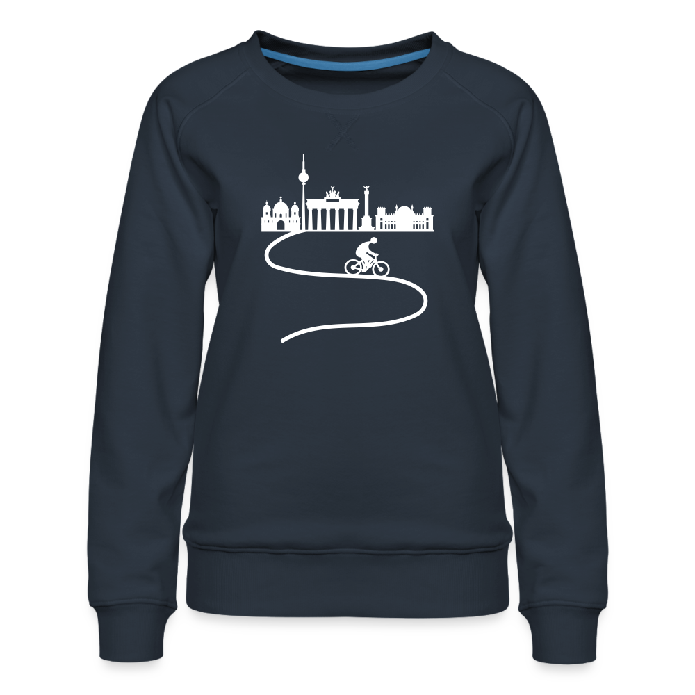 Aus der Stadt - Frauen Premium Sweatshirt - Navy