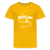Aus der Stadt - Teenager Premium T-Shirt - Sonnengelb