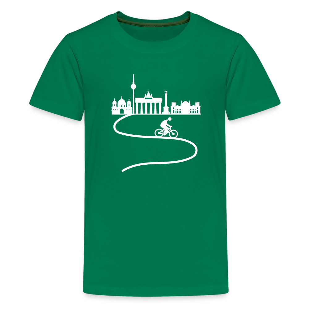 Aus der Stadt - Teenager Premium T-Shirt - Kelly Green