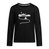 Aus der Stadt - Teenager Langarmshirt - Schwarz