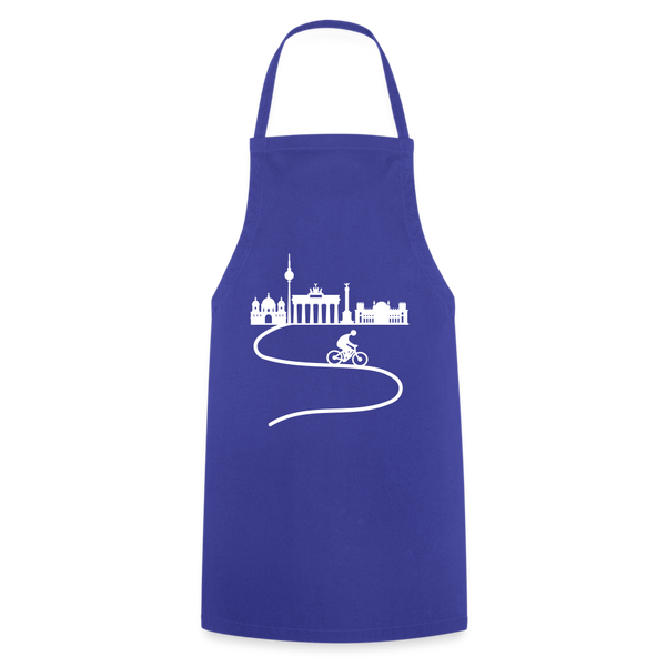 Aus der Stadt - Kochschürze - Royalblau
