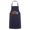 Würgt dir das Leben Chilis rein, lass dich auf 'ne scharfe Currywurst ein! - Kochschürze - Navy