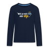 Will ja nett sein, aber ohje... - Teenager Langarmshirt - Navy