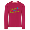 Charme? Hab ick, brauch ick nich! - Kinder Langarmshirt - dunkles Pink