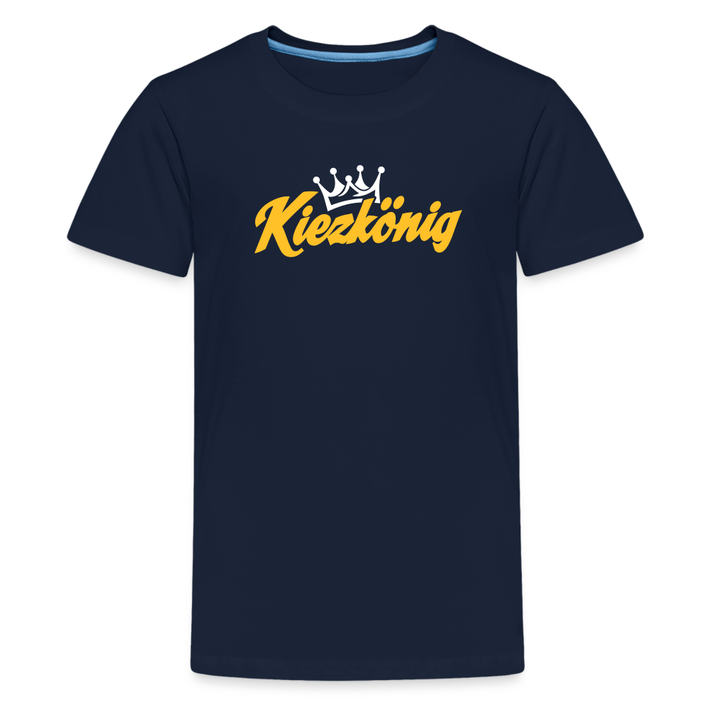 Kiezkönig - Teenager Premium T-Shirt - Navy