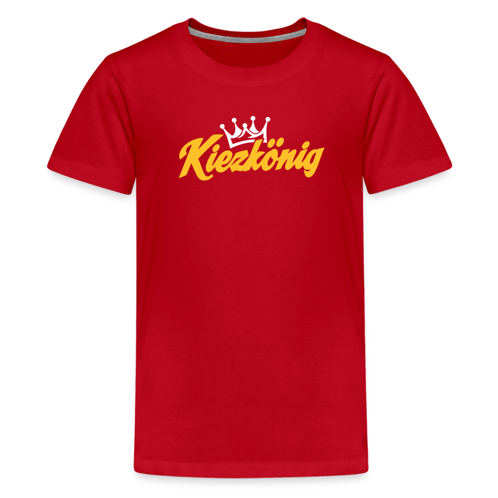 Kiezkönig - Teenager Premium T-Shirt - Rot
