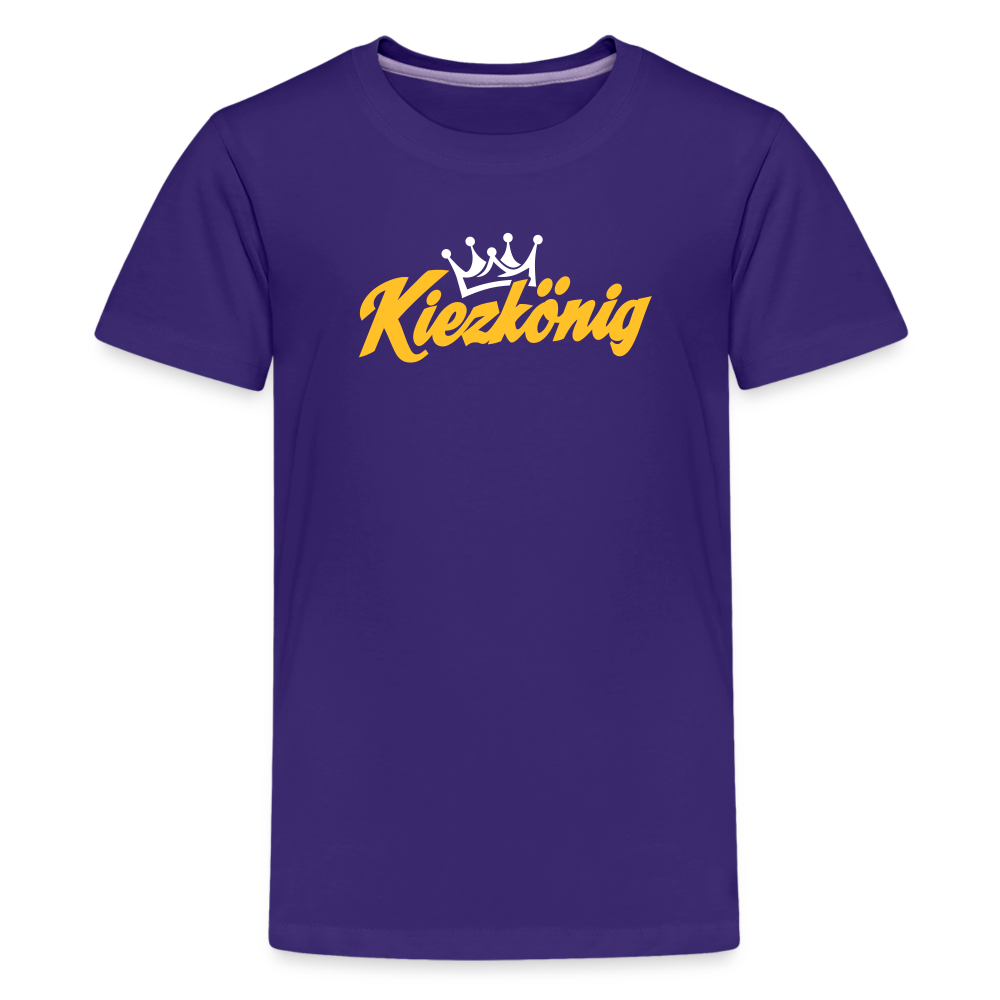 Kiezkönig - Teenager Premium T-Shirt - Lila