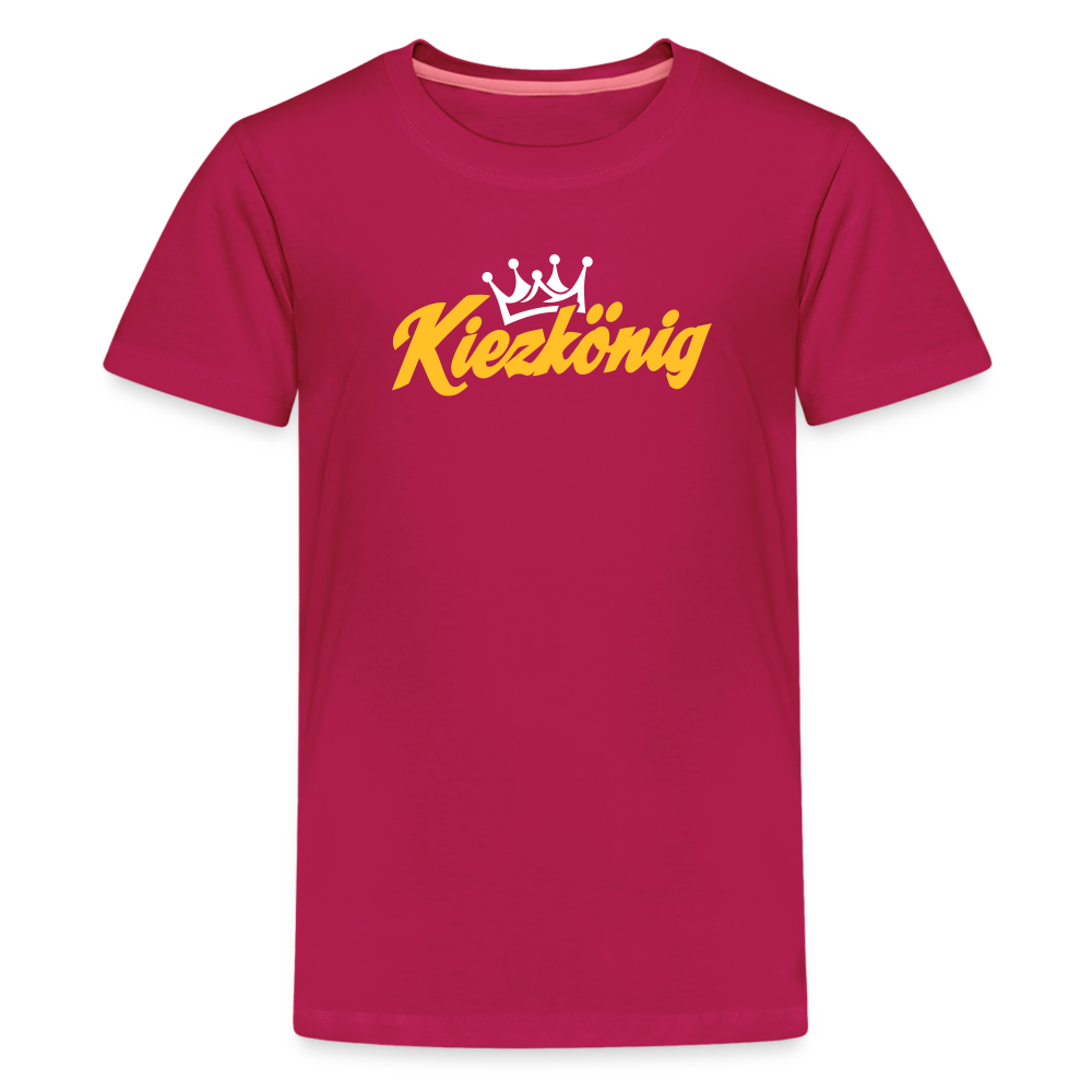 Kiezkönig - Teenager Premium T-Shirt - dunkles Pink