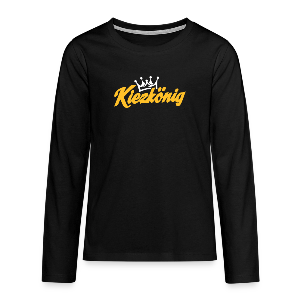 Auf dem Langarmshirt ist das Motiv Kiezkonig zu sehen.