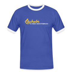 Lächeln is keen Jesichtsbruch - Männer Ringer T-Shirt