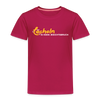 Lächeln is keen Jesichtsbruch - Kinder Premium T-Shirt - dunkles Pink