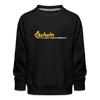 Lächeln is keen Jesichtsbruch - Kinder Premium Sweatshirt - Schwarz