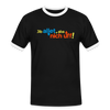 Jib allet, aba nich uff! - Männer Ringer T-Shirt - Schwarz/Weiß