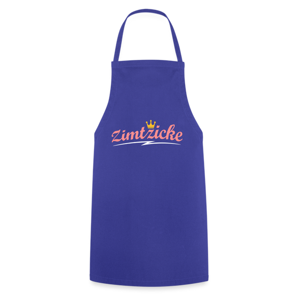Zimtzicke - Kochschürze - Royalblau