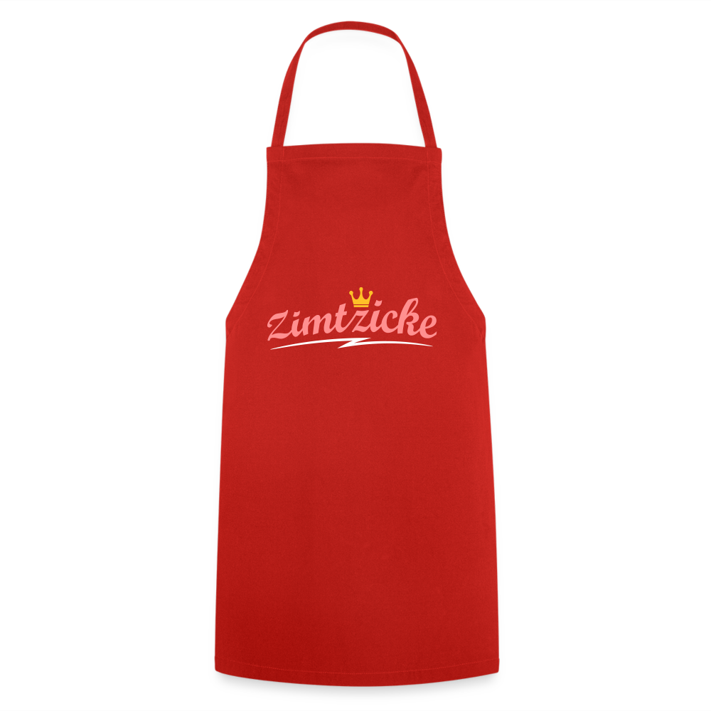 Zimtzicke - Kochschürze - Rot