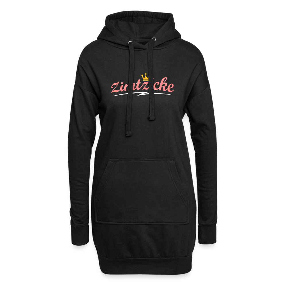 Zimtzicke - Hoodie-Kleid - Schwarz
