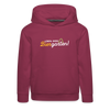 Leben, keen Biergarten! - Kinder Premium Hoodie - Bordeaux