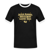 Juter Kumpel ist besser als warmet Bier - Männer Ringer T-Shirt - Schwarz/Weiß