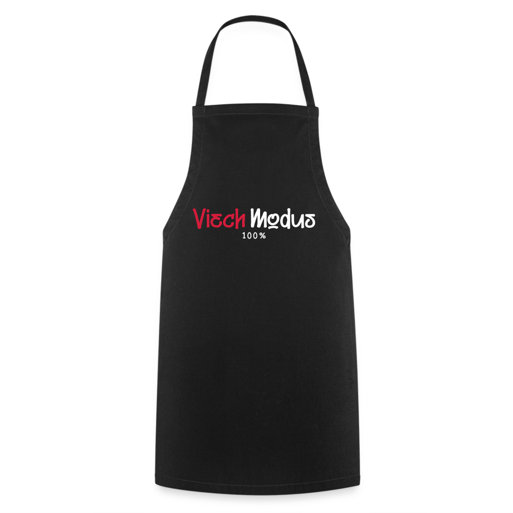 Viech Modus 100% - Kochschürze - Schwarz