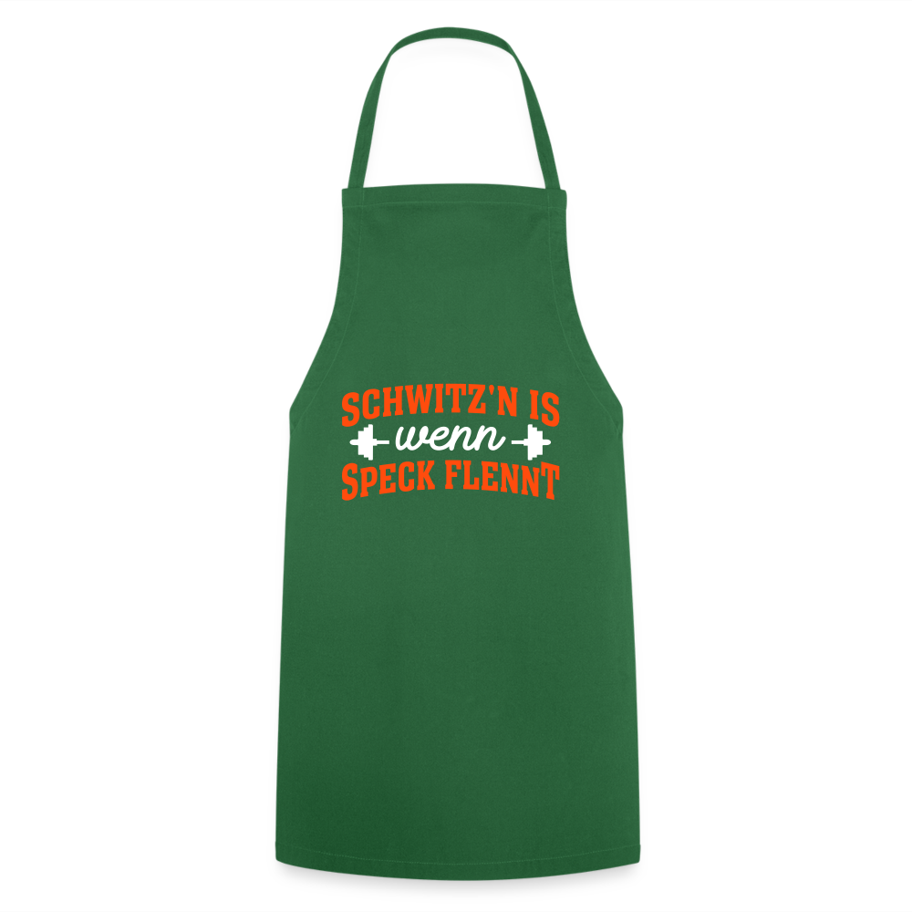 Schwitz'n is wenn Speck flennt - Kochschürze - Grün