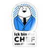 Chef - Aufkleber - Weiß glänzend