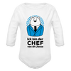 Chef - Bio-Langarmbody - weiß
