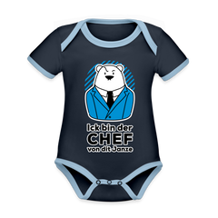 Chef - Baby Bio-Kurzarm-Kontrastbody