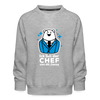 Chef - Kinder Premium Sweatshirt - Grau meliert