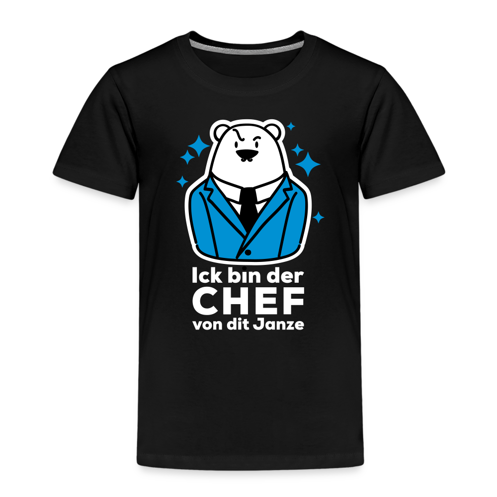 Chef - Kinder Premium T-Shirt - Schwarz