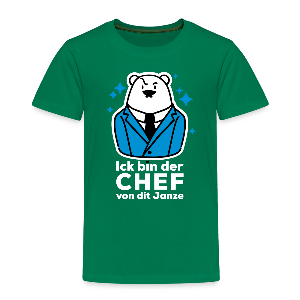 Chef - Kinder Premium T-Shirt - Kelly Green