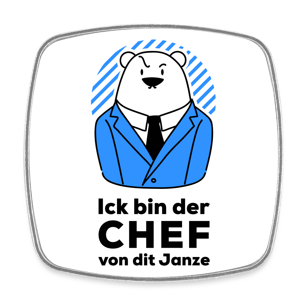 Chef - Kühlschrankmagnet - weiß