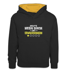 Keen Bock uff Erwachsensein - Teenager Kontrast-Hoodie