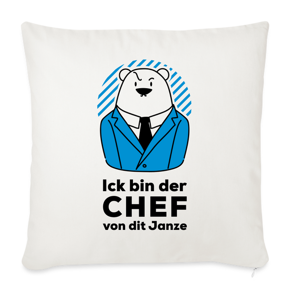 Chef - Sofakissen mit Füllung (45 x 45 cm) - Naturweiß
