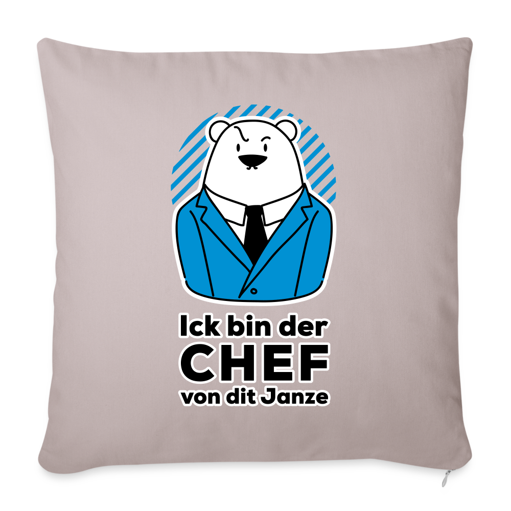 Chef - Sofakissen mit Füllung (45 x 45 cm) - helles Taupe