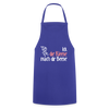 Ick, die Kleene, mach dir Beene! - Kochschürze - Royalblau