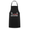 Ick, die Kleene, mach dir Beene! - Kochschürze - Schwarz
